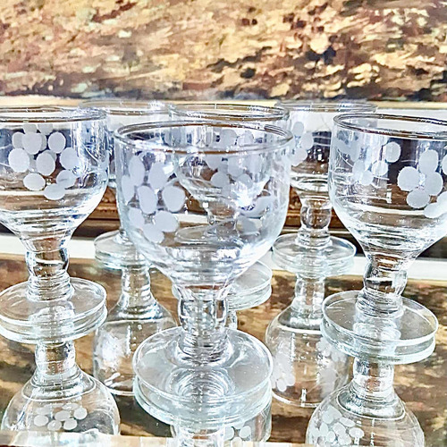 6 Copas De Licor Antiguas