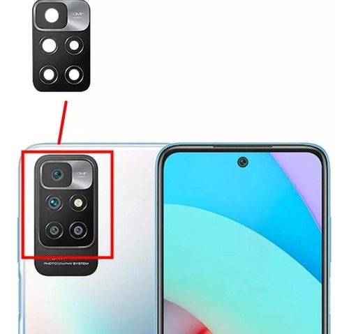 Repuesto Cubre Lente De Camara Para Xiaomi Redmi 10 