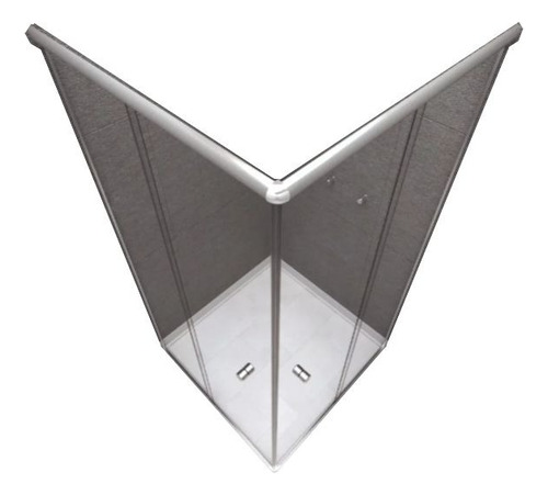 Box Mampara Corrediza 80x80 Vidrio Inc 6 Mm