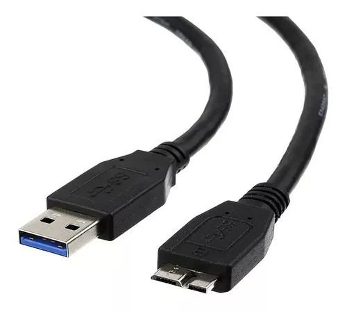 Cable USB 3.0 para disco duro externo de Micro USB 3.0 tipo B a USB 3.0  tipo A - Tecnopura