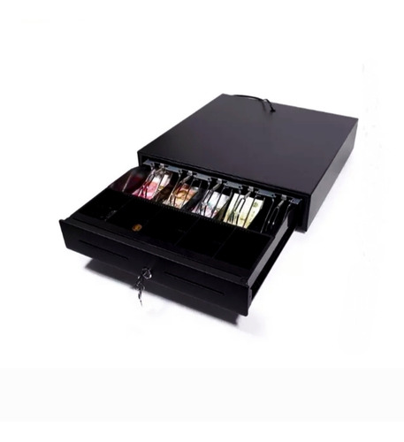 Cash Drawer Slim Interfaz Rj11 2 Llaves 5 Efectivo 5 Monedas