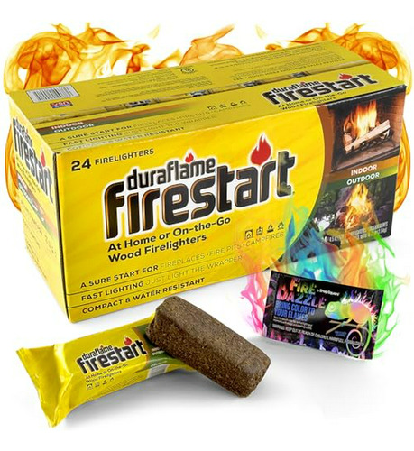 Iniciador De Fuego Multiuso - Troncos Inflamables Para Bbq Y