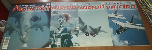 Lote De 4 Revistas El Mundo De La Aviacion N°33-34-35-36 (Usado)
