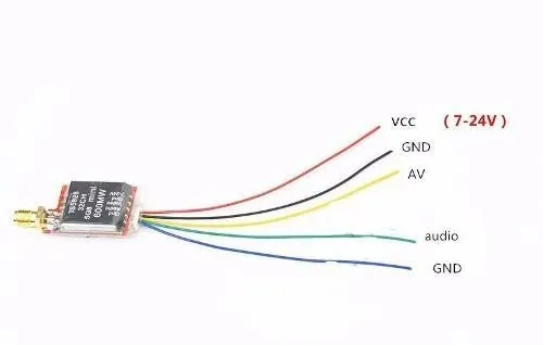 Boscam Ts5828 32ch 5.8g 600mw Qav250 Audio Video Transmissor
