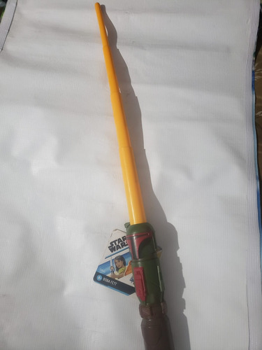 Star Wars Boba Fett Sable Lightsaber Espada Laser (Usado)