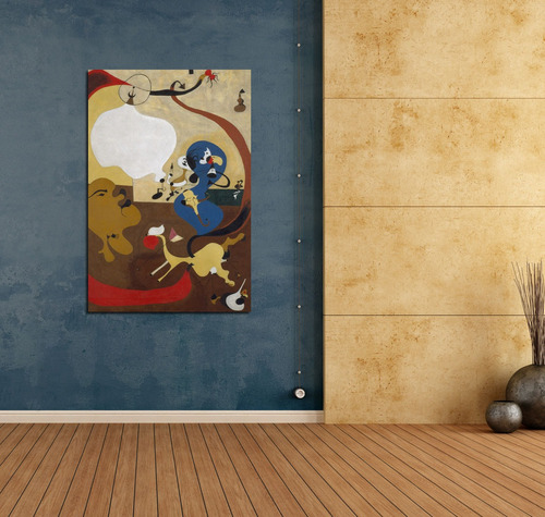 Cuadro 60x90cm Joan Miro Interior Holandes Surrealismo