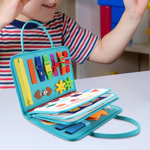 Tablero Ocupado Juguetes Sensoriales Aprendizaje Libro