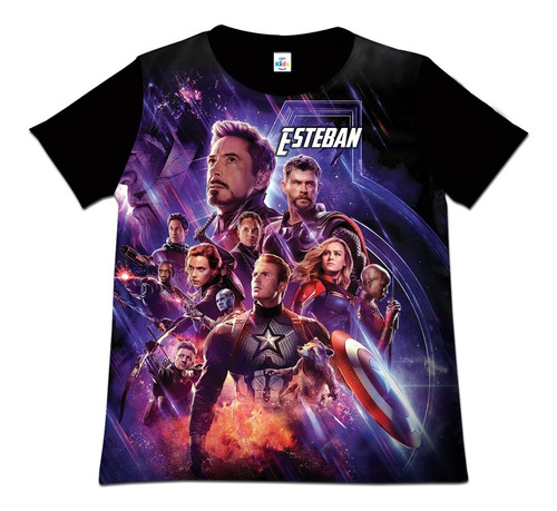 Franela Camisa Niño Avengers Vengadores Algodon