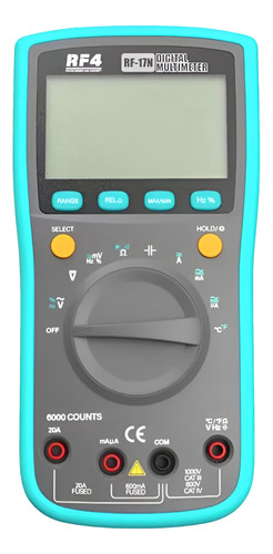 Multimetro Tester Digital Autorango Rf4-rf-17n Capacitancia