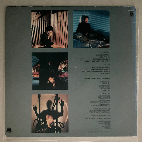 Europeans - Recurring Dreams - Vinilo Uk Hogarth Marillion Edición Limitada (Usado)