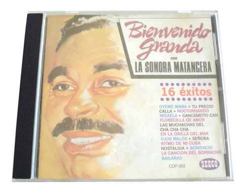 Bienvenido Granda Con La Sonora Matancera 16 Exitos Cd 1989