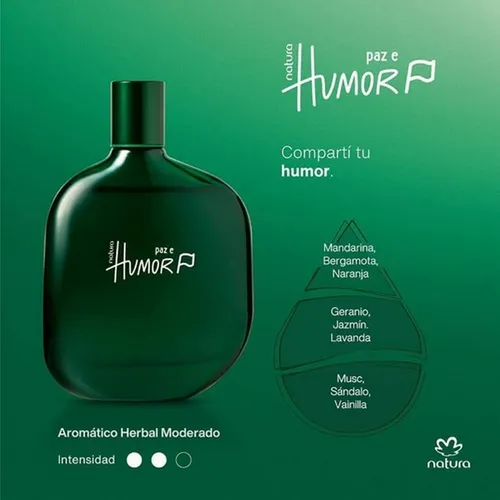 Perfume humor de hombre de natura sale
