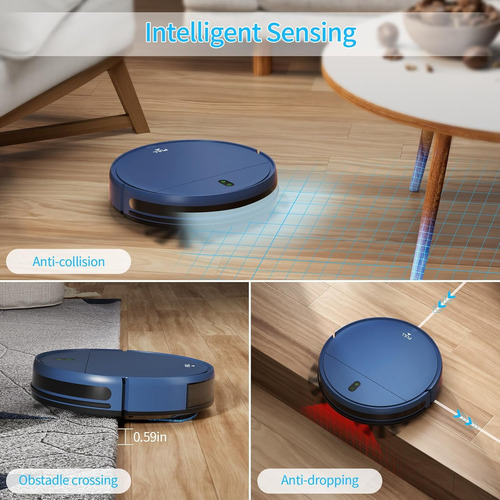 Robot Aspirador Con Carga Automática, Wifi/aplicación - Zcwa