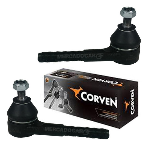 Kit 2 Extremos Direccion P/ Peugeot 206 2003 - Corven