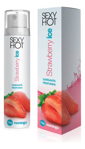 Sexyhot Gel Garganta Profunda Morango Strawberry Ice 