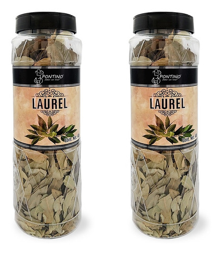 Pontino Hojas De Laurel 40 Gramos 2 Piezas