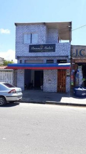 Casa Com Comércio Em Rua Pavimenta No Bairro Savoy Em Itanhaém - 0119-cm