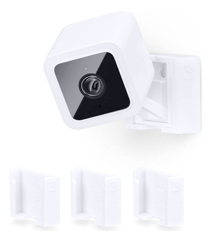 Brainwavz 3 Soporte Pared Para Wyze Cam V3 Adhesivo Vhb On
