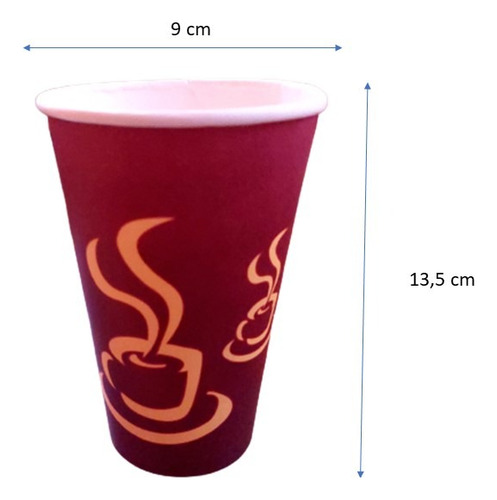 1000 Vasos Ecocartón 16 Oz S/tapa Beb Frías/calientes