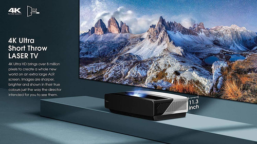 Imagen 5 de 9 de Proyector Televisor Láser Pantalla 100 Smart Tv 4k Hisense