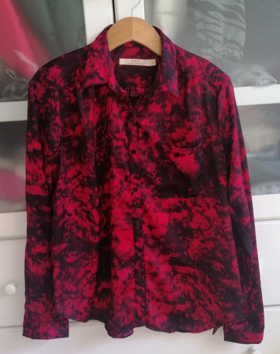 Camisa Soho Mujer Seda Batik  Talle 44 (s/m)