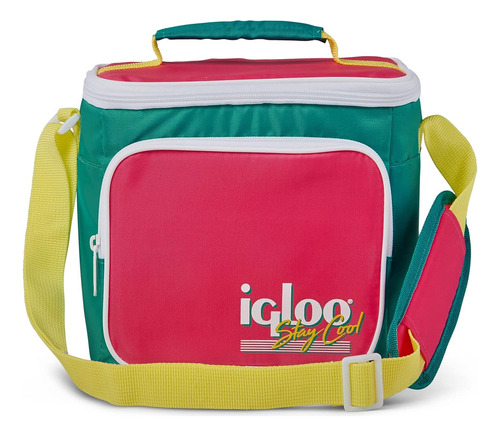 Igloo 90s Retro Collection - Lonchera Cuadrada Con Bolsillo