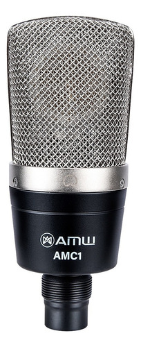 Amw Amc1 Microfone Condensador Profissional Para Estúdio Loja Cor Preto