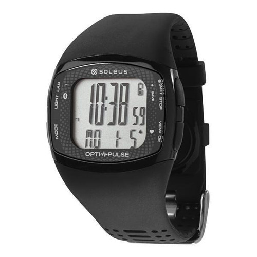 Relogio De Pulso Soleus Pulse Rhythm Ble + Hrm - Preto/preto
