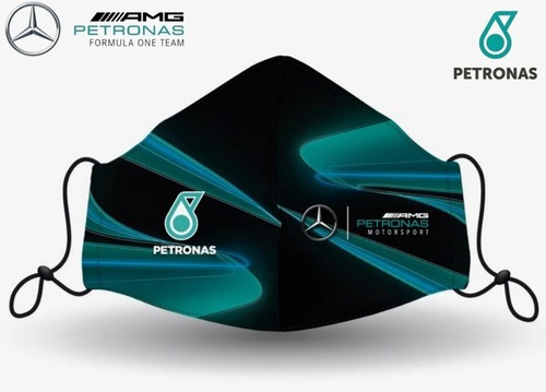 Cubre Bocas F1 Mercedes Benz Petronas Amg Deportivo
