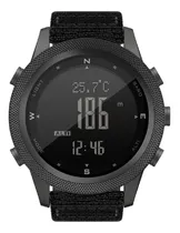 Comprar Reloj North Edge Apache 46, militar, barómetro, brújula, color de la correa negro, color del bisel negro, color de la parte inferior: acero inoxidable