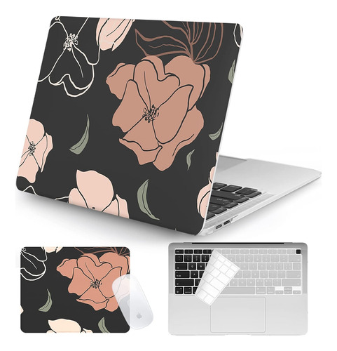 Funda Compatible Con Macbook Air De 13 Pulgadas Color Negro