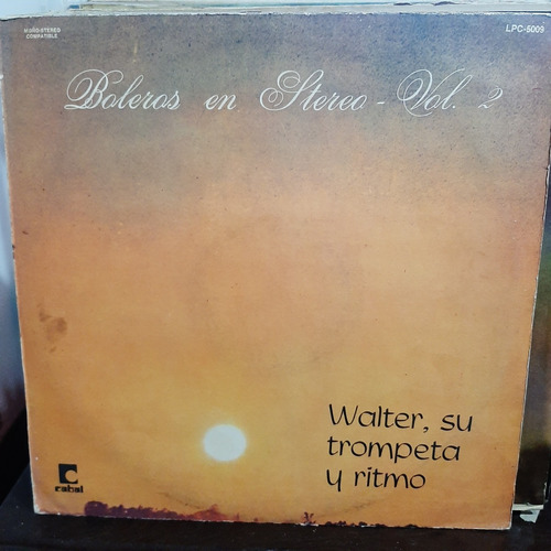 Vinilo Walter Trompeta Y Ritmo Boleros En Estereo Vol 2 O2