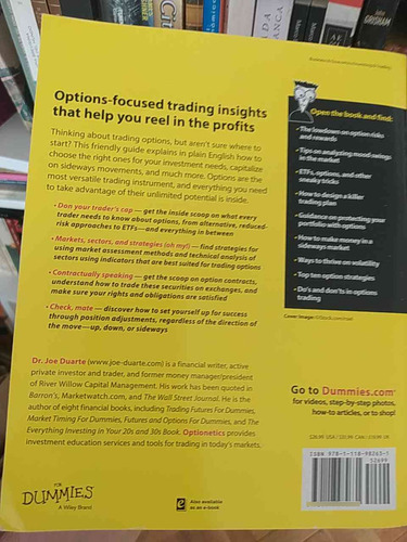 Trading Options For Dummies Dr Joe Duarte 2nd Edition En In (Reacondicionado)