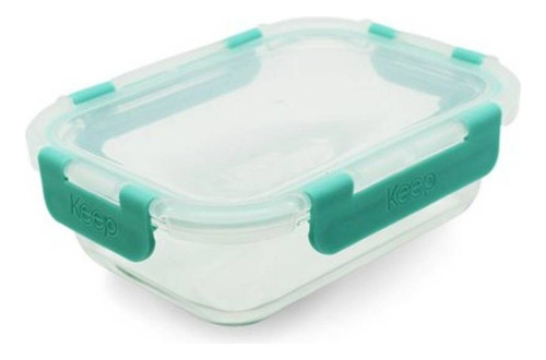 Contenedor Hermetico Rectangular 640ml Glass Keep