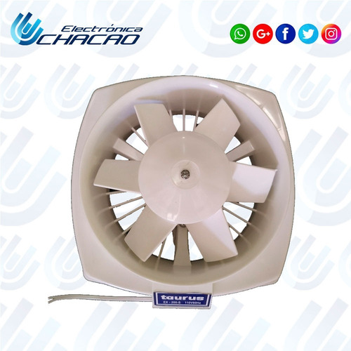 Extractor De Aire Tauro De 8 Pulgadas Plastico