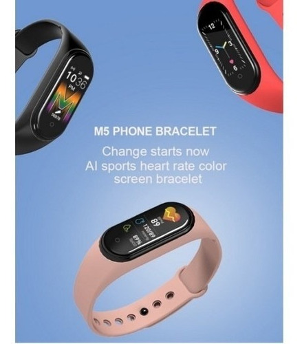 Mi Band M5 5 Pulsera Smart Reloj Inteligente Fit Oximetro