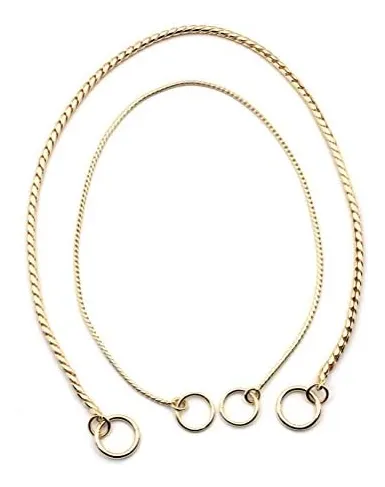 Gold choke collar deals