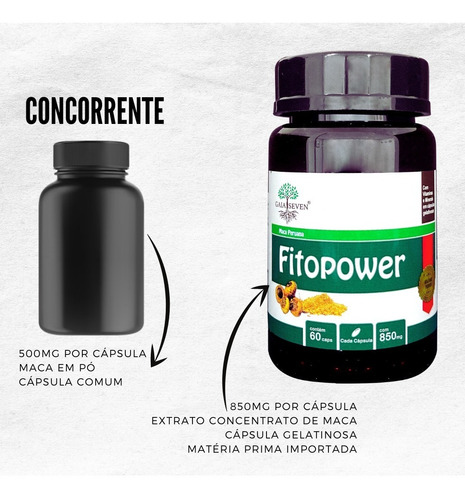 Imagem 4 de 6 de Kit 3x Maca Peruana Pura 850 Mg 180 Cápsulas Original