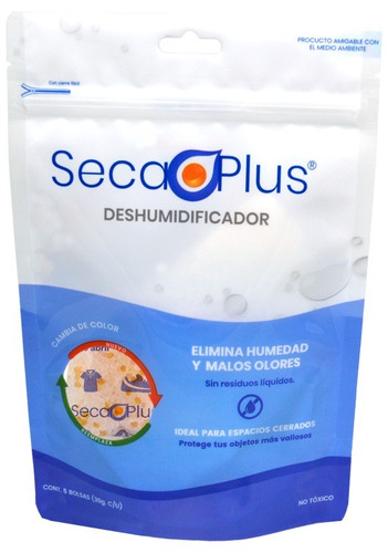 Silica Gel Secante P Humedad Secaplus Deshumidificador 5x30g
