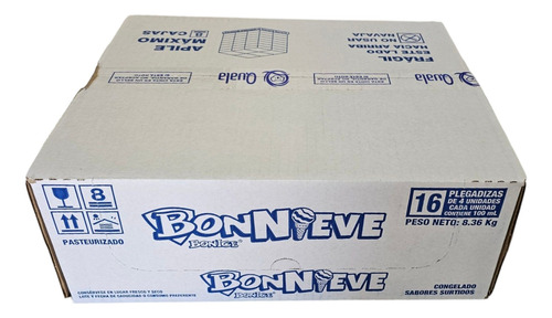 Bolis Bonice Bonieve Caja 64pz Surtidas 100ml C/u