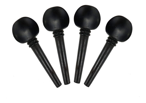 Farboat 4pcs 4/4 Ebony Clavijas De Afinación De Violín Violí