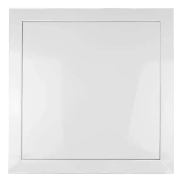 Alçapão Multiperfil 40x40cm Tampa Aço Branco Forro Gesso PVC Madeira