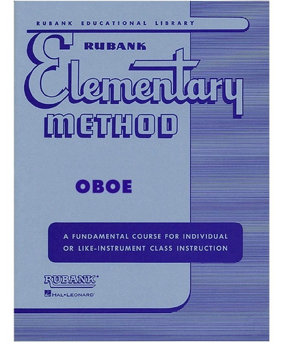 Metodo Rubank Elementary  Method Para Oboe + Nfe