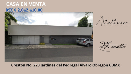 Casa En Venta En Jardines Del Pedregal Alvaro Obregon Cdmx I Vl11-di-012