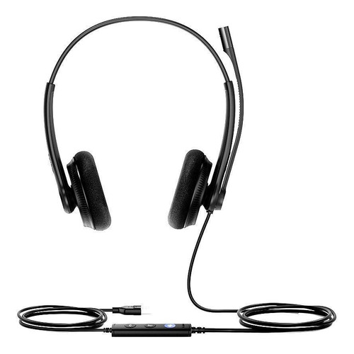 Auriculares con cable Yealink modelo Uh34 Lite Dual Teams