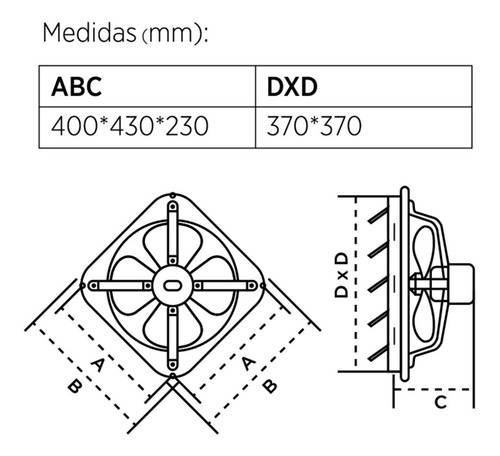 Extractor De Aire Axial Industrial 14 Pulgadas EnvĂo Gratis