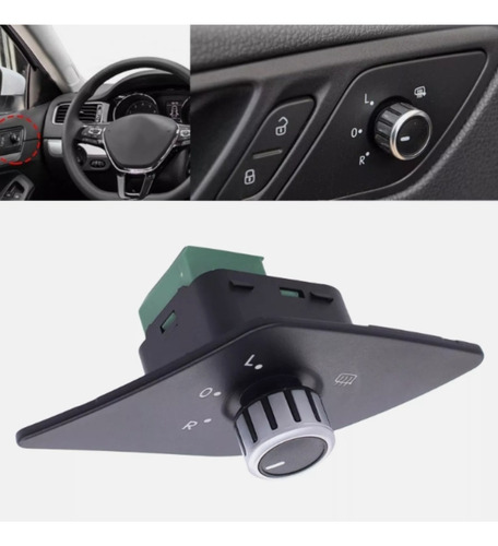Side Mirror Control Knob For Jetta Mk6 2011 - 2016