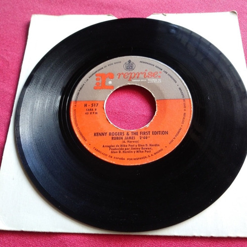 Kenny Rogers & The First Edition Disco Simple Leer Detalle 