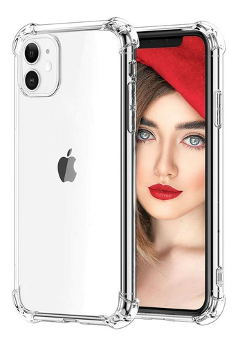 Funda Case Transparente + Glass Compatible iPhone 12 12 Pro
