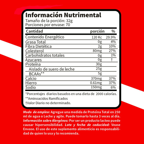 Proteína Isolate Global Protein 2.26kg 5lbs En Bolsa Vainilla